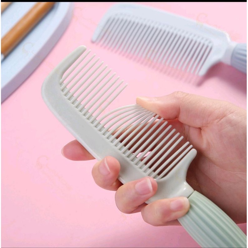 SISIR RAMBUT GAGANG HAIR COMB SILICA KELINCI LUCU DEWASA DAN ANAK