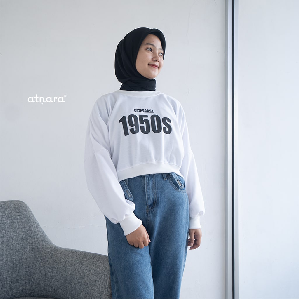 Nara Grosir - 1950s Sweater | Sweater Crop Wanita