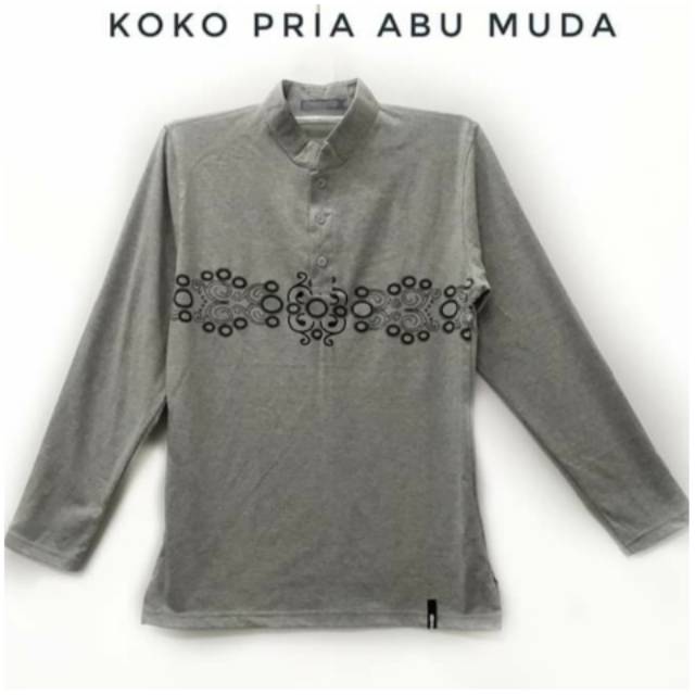 BAJU KAOS PRIA KOKO LENGAN PANJANG