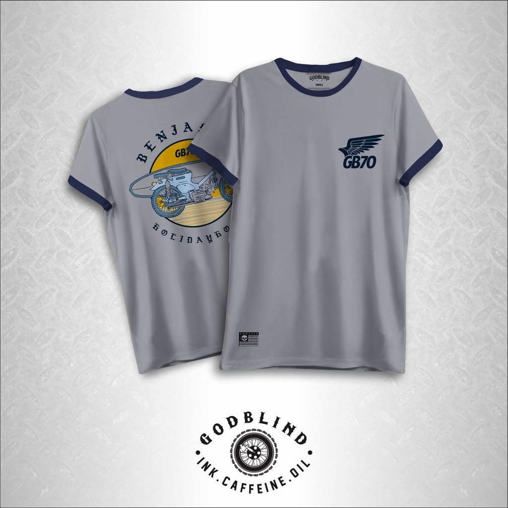 T-SHIRT KAOS / GODBLIND.ID - STREETCUB 70s / Original / T-SHIRT ABU