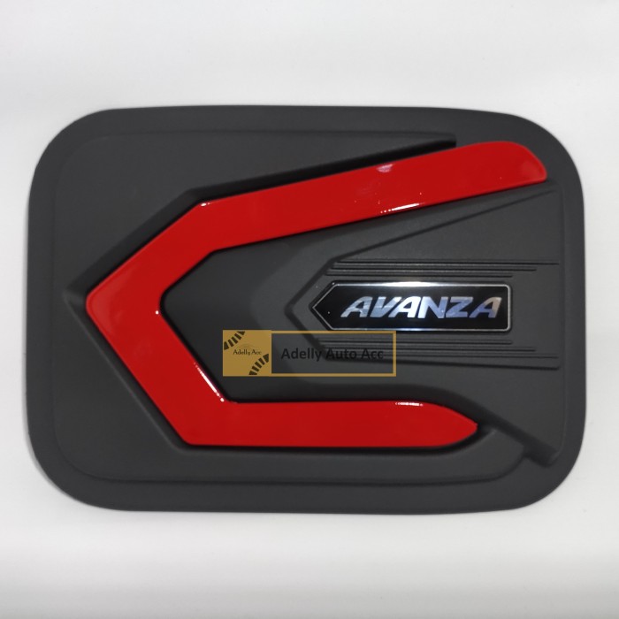 Tank Cover All New Avanza Redline - Hitam Doff &amp; Merah