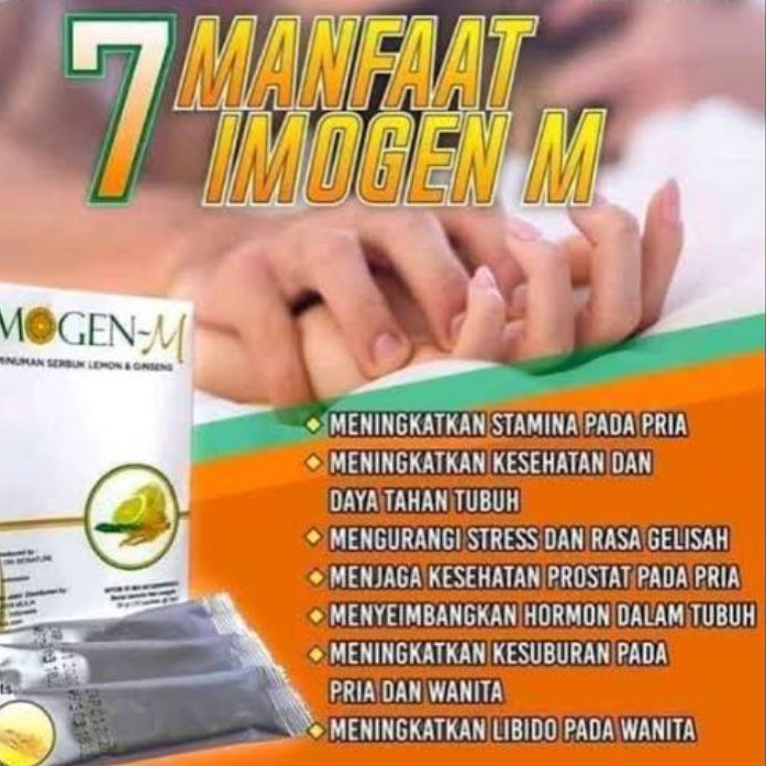 IMOGEN M 100% ORIGINAL HERBAL PAKET 1 KOTAK ISI 15 SACHET