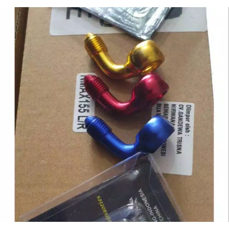 Banjo Selang Rem Depan Belakang PSI CRG SC Siam Morin Serat Banjo 90 derajat Baut Kaliper CNC