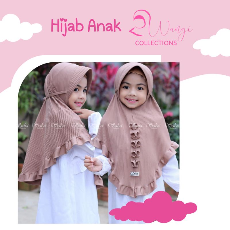 Hijab Anak Plisket