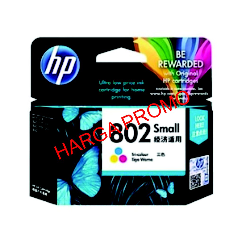 Tinta HP 802 color HP 1000 1010 1011 1050 1510 1511 2000 2050 3050