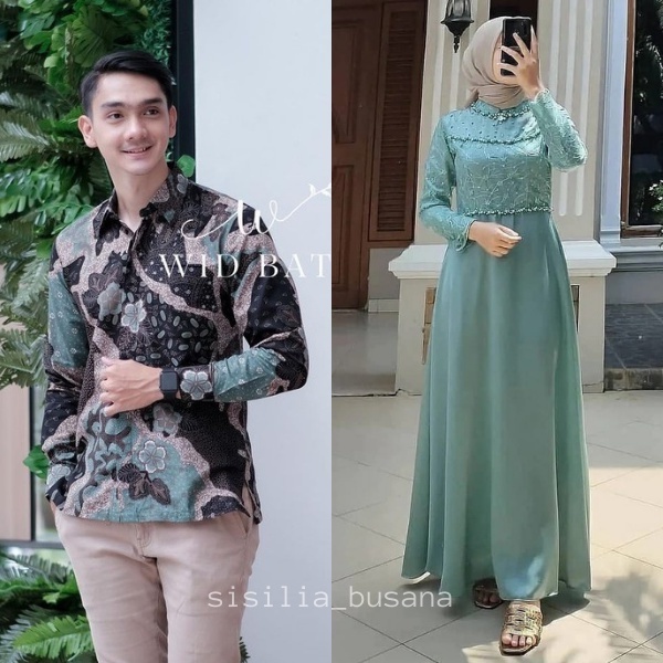 JUMBO XXL BISA COD KEBAYA GAMIS COUPLE GAMIS TIARA KINAN BROKAT VELVET KEMEJA BATIK KATUN BAJU PASAN