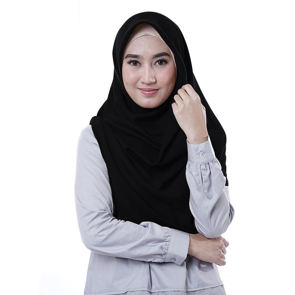 Zoya Hijab Jilbab Kerudung Segi Empat Aisha Plain Scarf