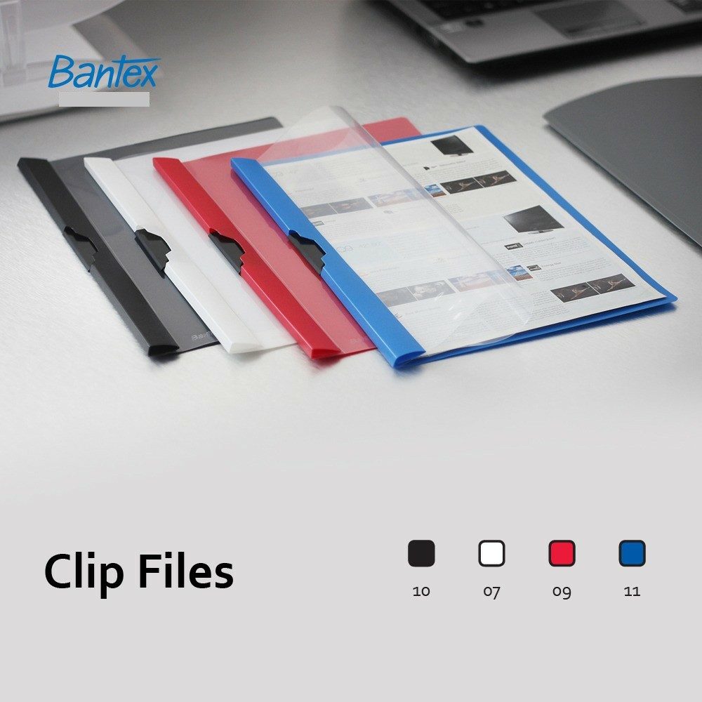 

Bantex Clip File Map Dokumen Map Plastik Model Jepit