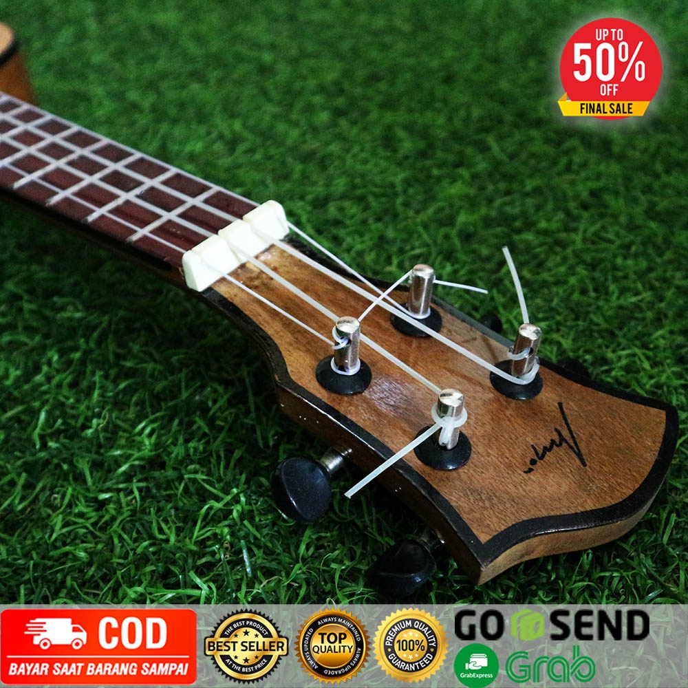 Promo Murah Ukulele Pare kencrung kentrung pare gitar kecil untuk anak motif bulat