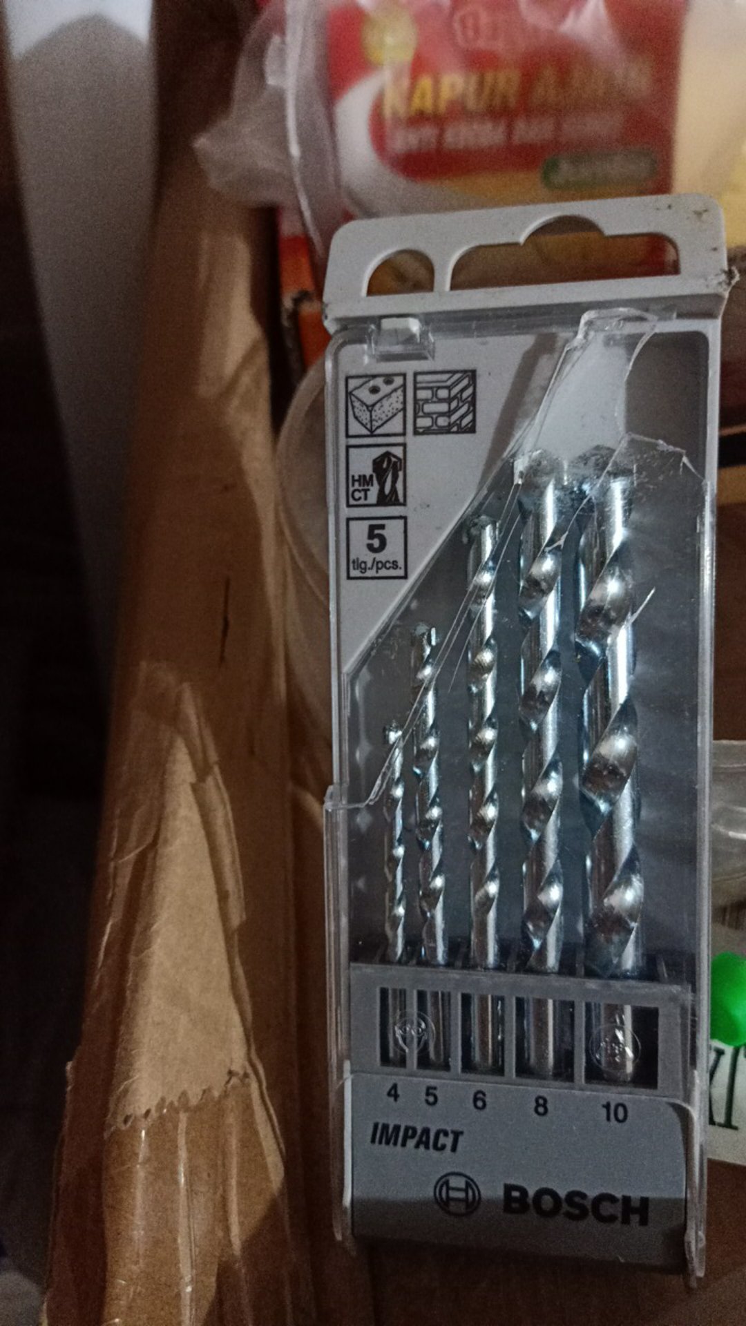 Mata Bor Set Tembok Beton Bosch 5pcs