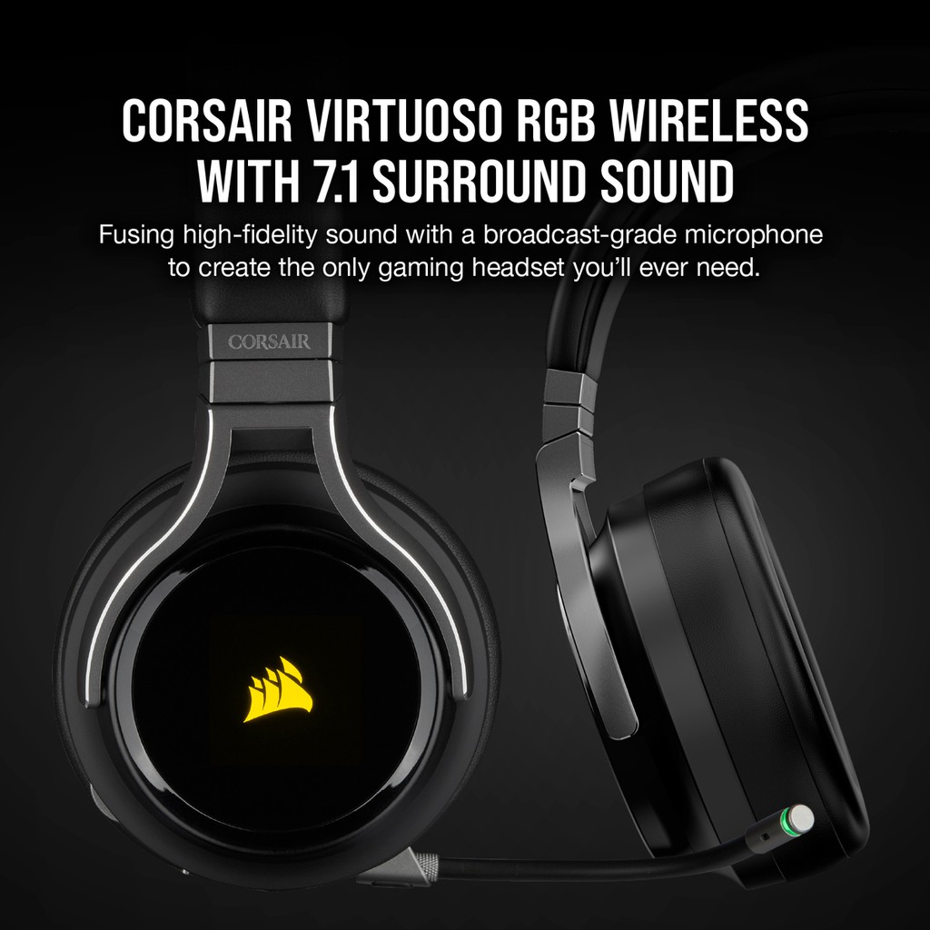 Corsair VIRTUOSO RGB WIRELESS High-Fidelity - Gaming Headset