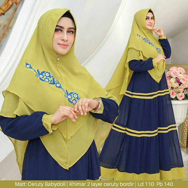 Gamis Syari Premium Set KIRANA