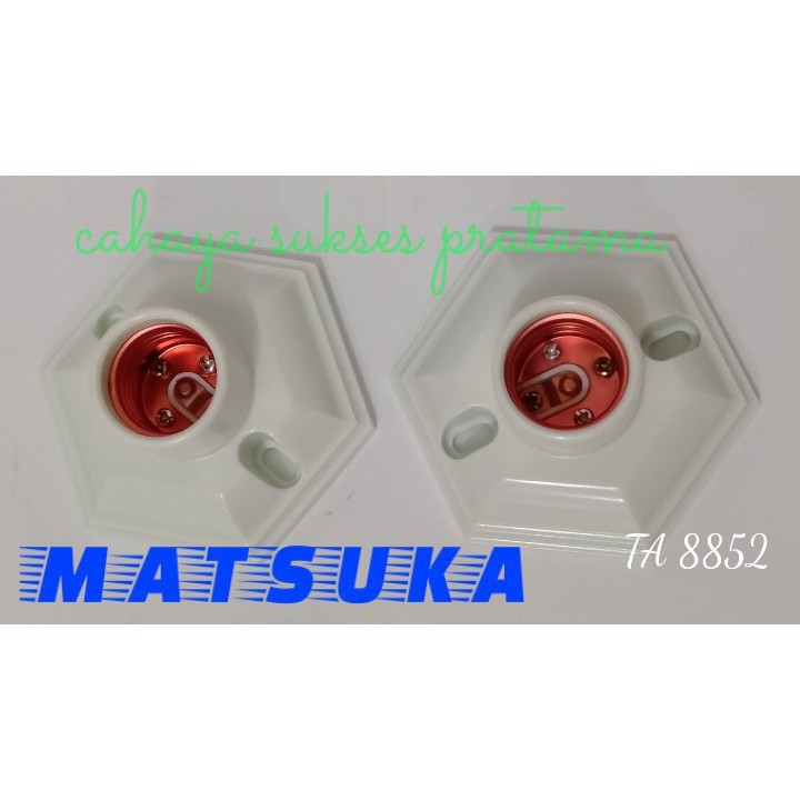 Fitting Lampu/ Fiting Plafon Kembang Sedang Segi 6 TA-8852 Matsuka