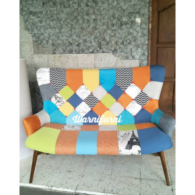 (TERLARIS) Sofa Uya Kuya Patchwork