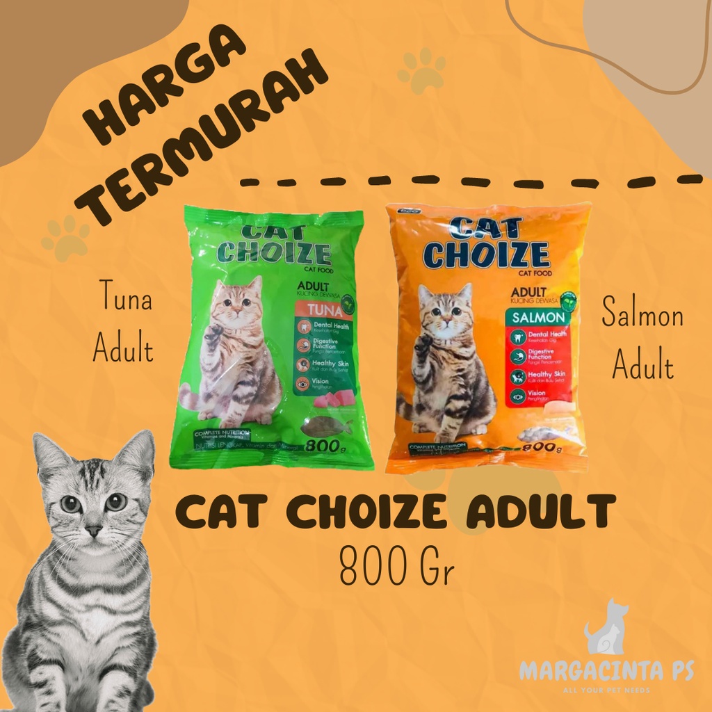 Makanan Kucing Kering Dry Food Cat Choize Adult 800gr