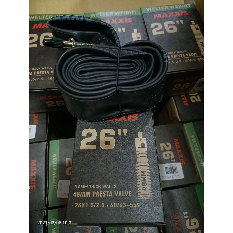 Ban dalam Maxxis 26 x 1.50 - 2.50 dop Presta FV