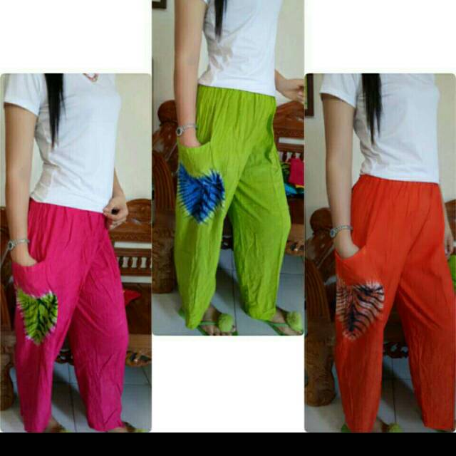  celana  panjang  bali  size XL model  aladin dibawa kaki isi 