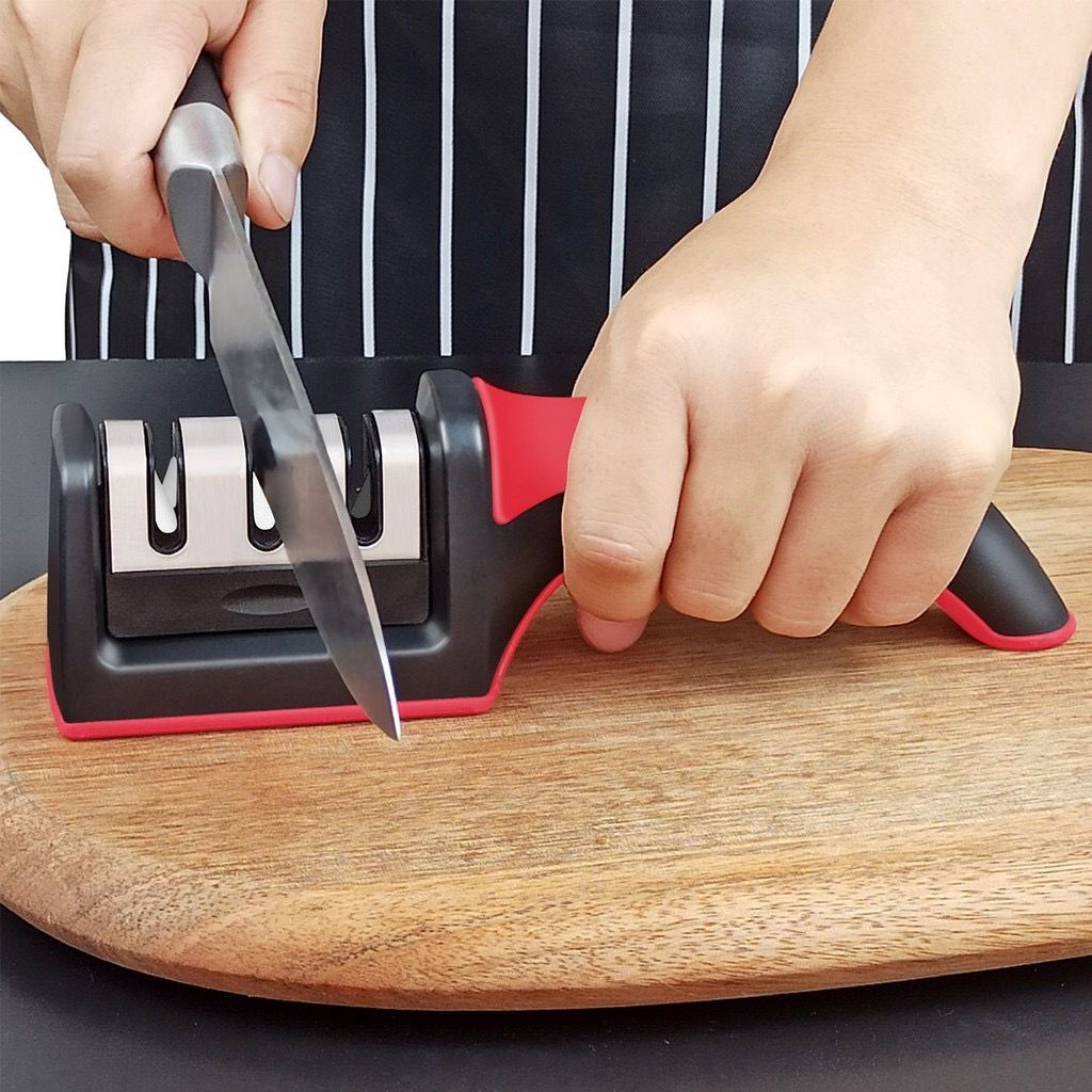 [QS] Quick Sharpener Pengasah Pisau Gunting Dapur 3 Stage