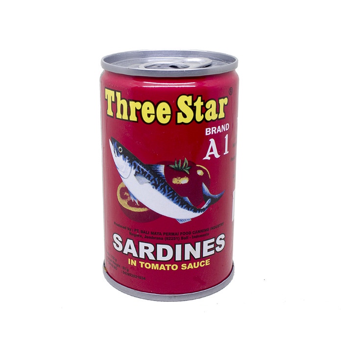 

Gg0Hh Three Star Sarden Mini Saus Tomat Makanan Kaleng 155 G Ds0kk
