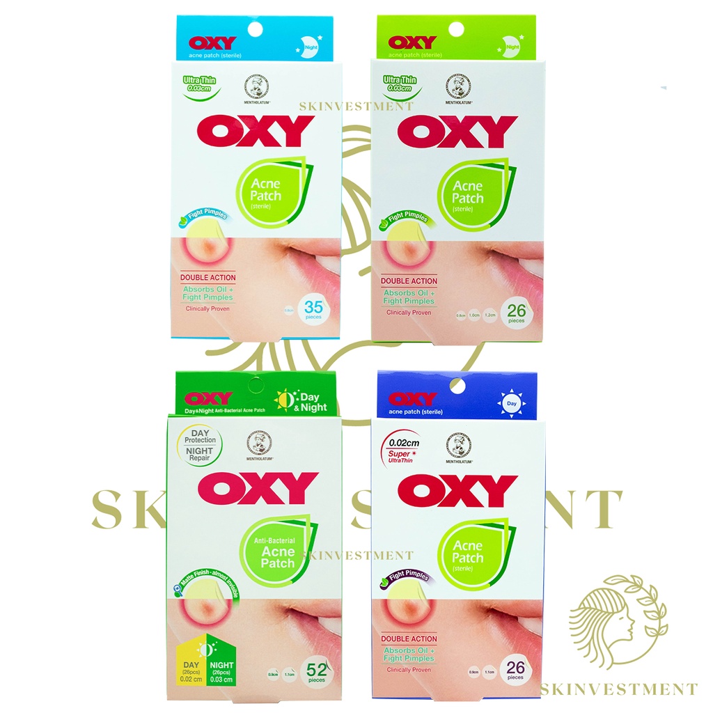 Oxy Acne Patch - 26pcs / 35pcs / 52pcs / Ultrathin - Acne Patch - Pimple Patch - Tempelan Jerawat