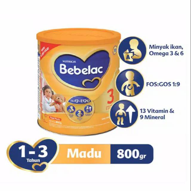

Bebelac 3 Rasa Madu 800gr