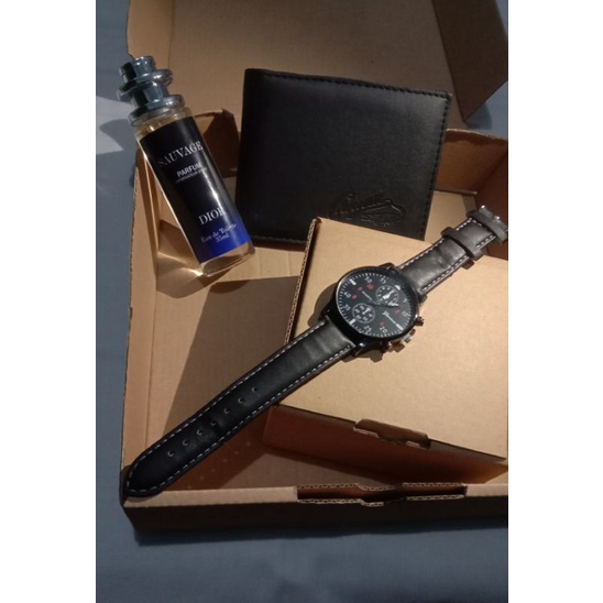 HAMPERS PRIA / KADO ULANG TAHUN / JAM TANGAN MURAH / PARFUM / DOMPET