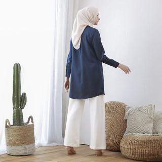 Tunik Polos Fenomenal Bahan Toyobo Fodu Premium Halus Adem