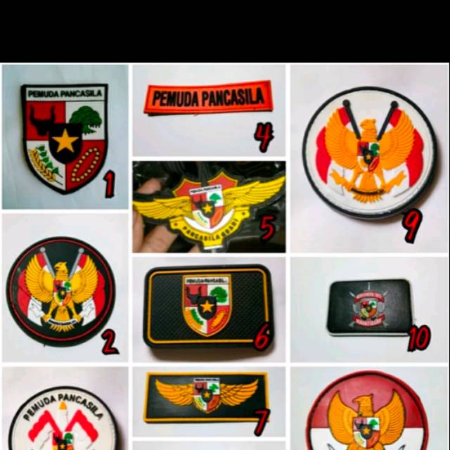

Pact rubber /perekat/logo karet Pemuda Pancasila