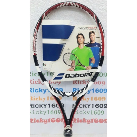 RAKET TENIS BABOLAT DRIVE TOUR RED - CORTEX TECHNOLOGY - POWER BY WOOFER TECHNOLOGY - ELLIPTIC GEOME