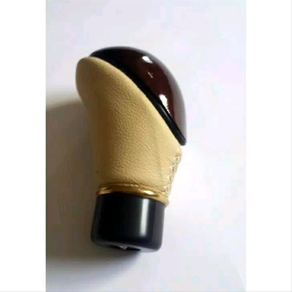 gear knop shift knob gigi persneling mobil manual warna cream kayu plus angka