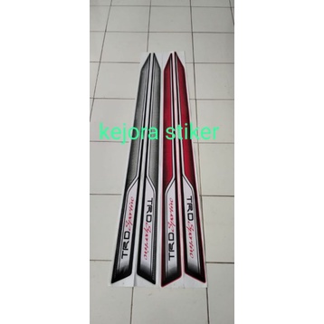 STIKER LIST BODY MOBIL TRD RUSH BATIK