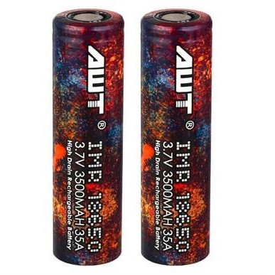 Cod new elektronik AWT RAINBOW 3000mAh 40A Battery AWT Pelangi Baterai 18650