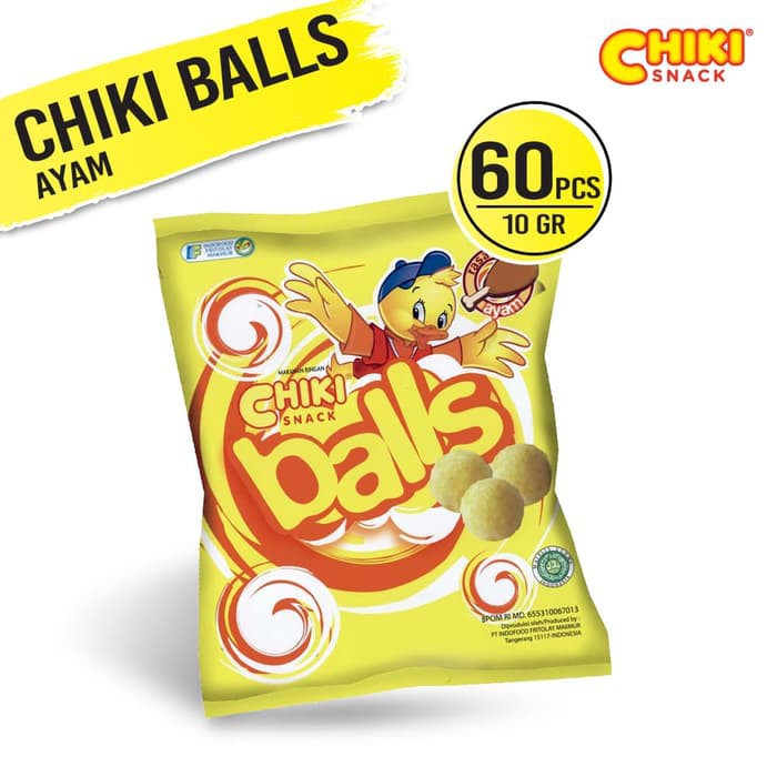 

Chiki Ball Ayam 10 Gr - 60 Pcs
