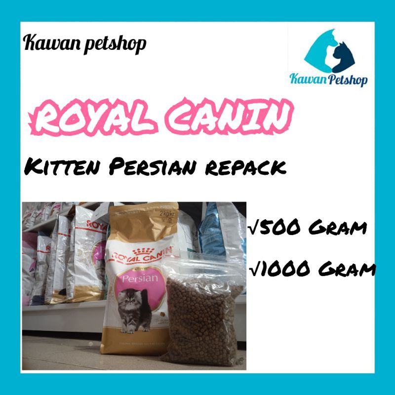 Royal Canin Kitten Persian Repack 1000 Gram - Rc Kitten Persian Repack