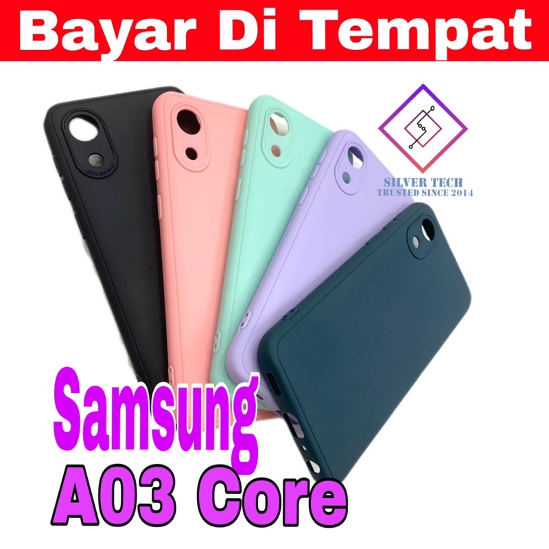 Silvertech Silikon warna Samsung A03 Core Silikon Case Kesing softcase Case Hardcase Accesories A03 Core A03core