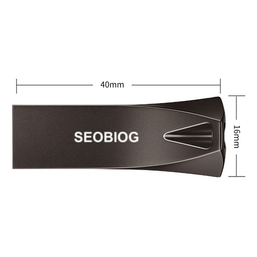 (Huluboy) Seobiog Flash Memory Stick Usb 3.1 Transmisi Kecepatan Tinggi Bahan Metal Untuk Speaker