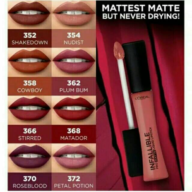 LOREAL PARIS Infallible Pro Matte Liquid Lipstick