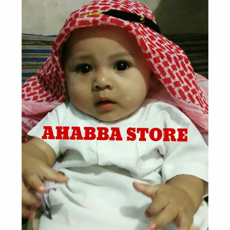 PAKET AQIQAH/LEBARAN/KOSTUM PHOTO SHOOT MUSLIM PECI IGAL SORBAN/SURBAN/GHUTRAH/KEFFIYEH/SYEMAGH SETE