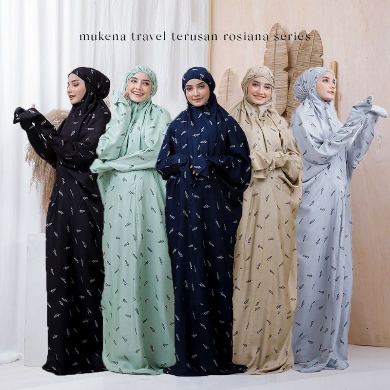 MUKENA TERUSAN BAHAN RAYON PREMIUM MUKENA TRAVELING TERUSAN