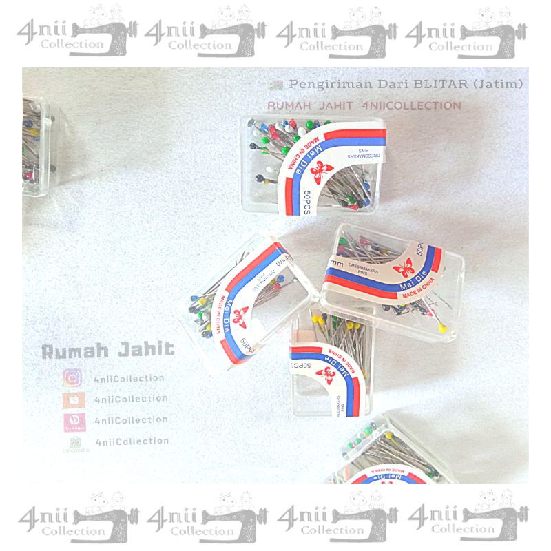 isi ±30 jarum pentul mini jarum paku kecil peniti hijab peniti jilbab peniti