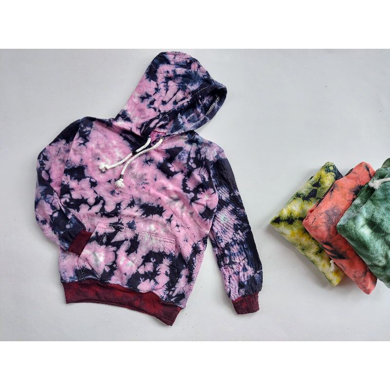 Sweter Anak HoodieTie dye 4-6 tahun Sweter Anak Hoodie Murah