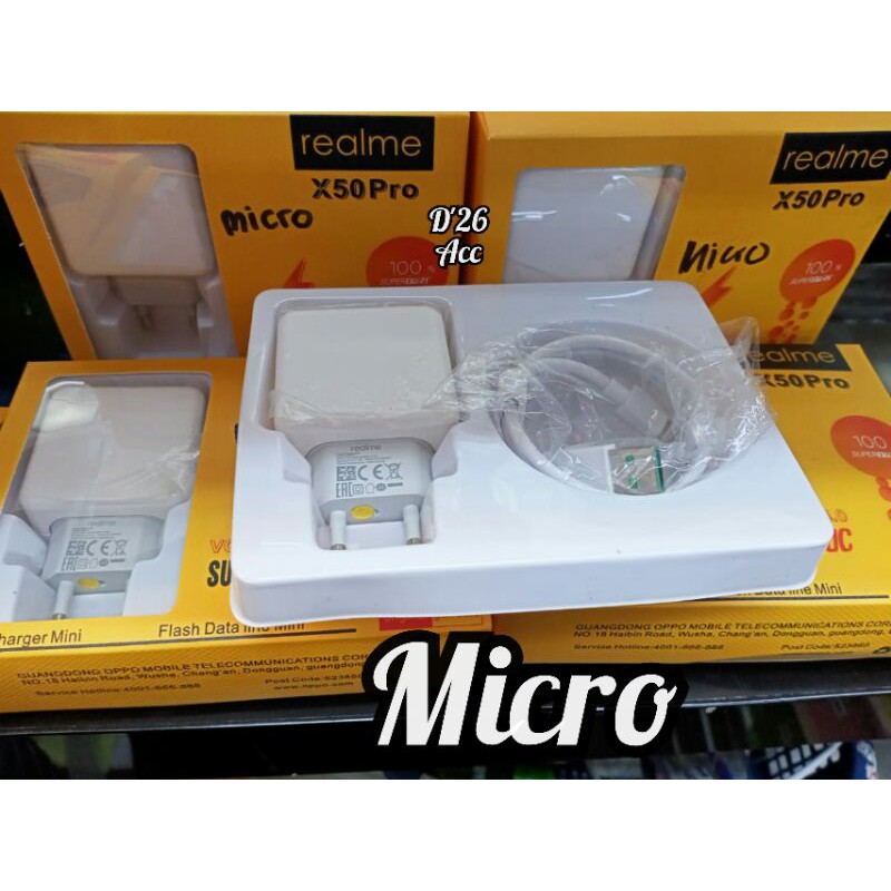 charger oppo realme X50 pro micro usb