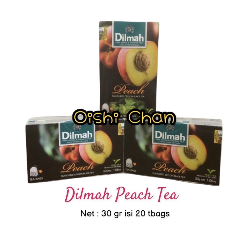 

Dilmah Peach Tea 20bags - 30gr