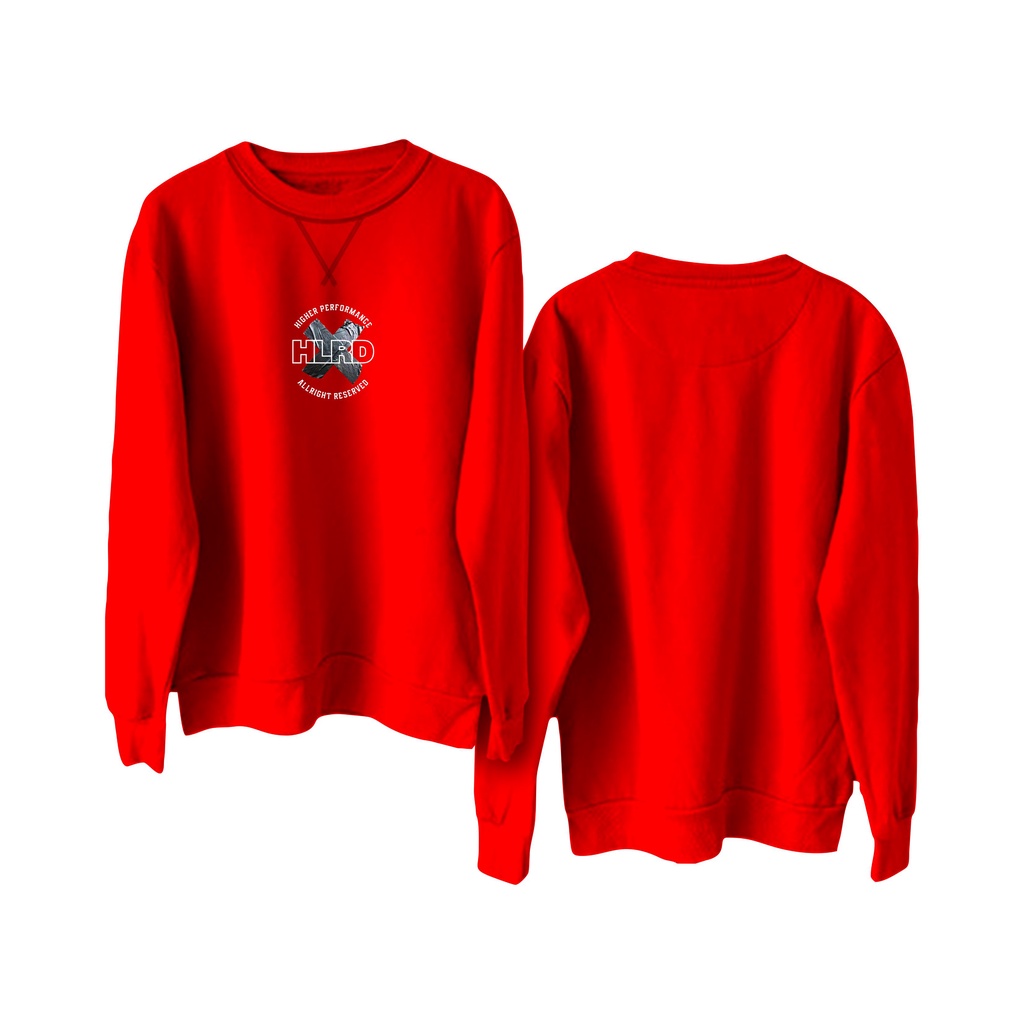 Holyrider Sweter Basic High Performance || Crewneck sweatshirt sablon DTF II SIZE M - XXL ( Pria &amp; Wanita )