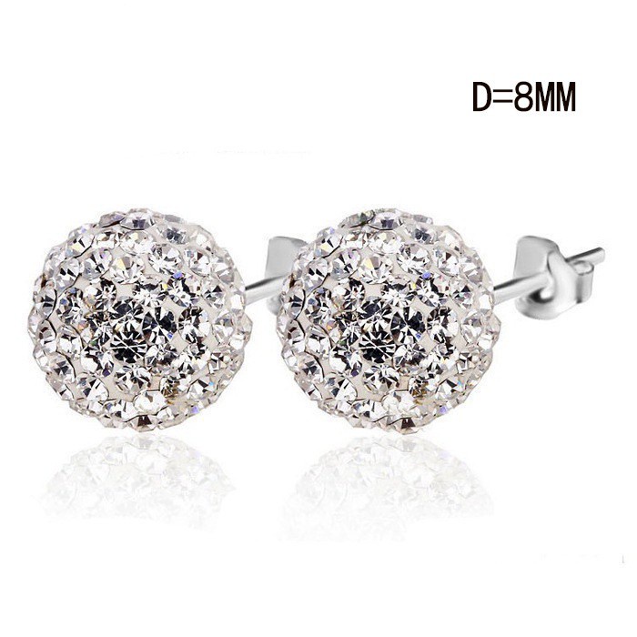 50 buah desain perak Italia 925 anting-anting wanita asli Korea fashion perhiasan anting[tidak mudah luntur] [tidak alergi]-1