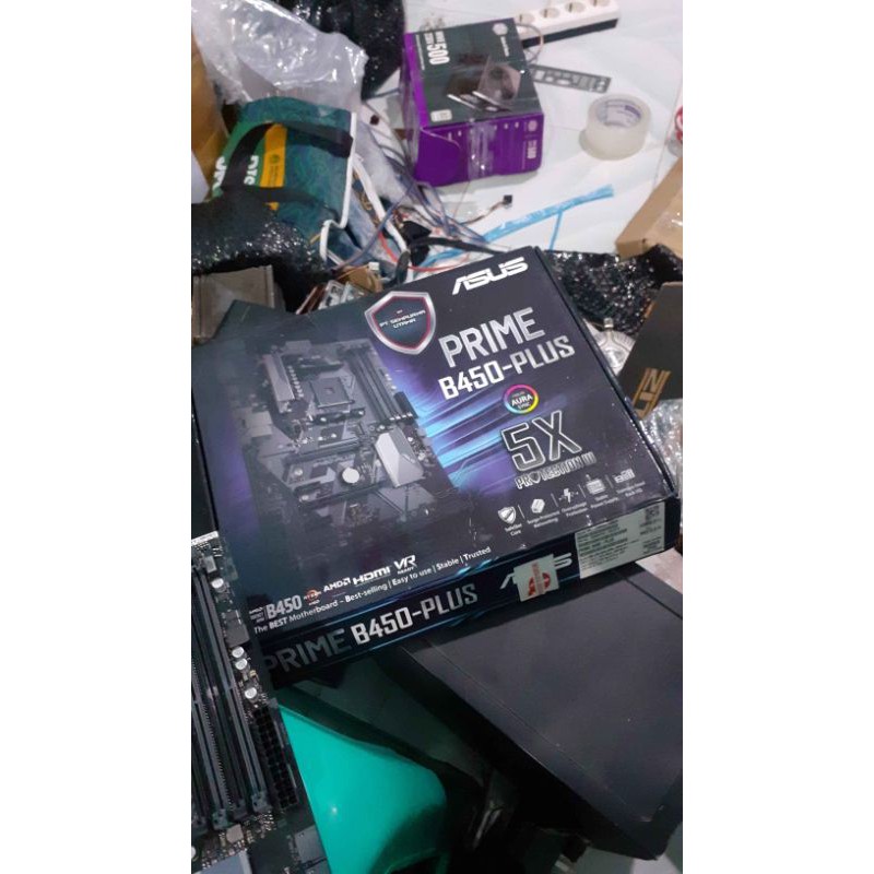 Asus Prime B450 Plus AM4 Aura RGB Ryzen 9 7 Support