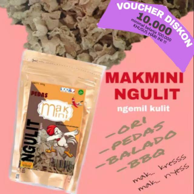 

MAKMINI ngulit 50g (keripik kulit krispi)