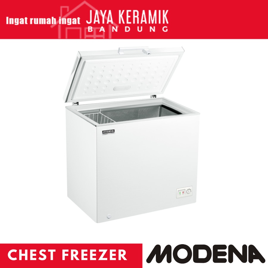 MODENA MD 0206 W CHEST FREEZER LEMARI PEMBEKU