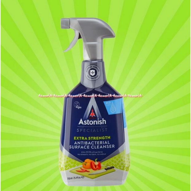 Astonish Antibacterial Surface Cleanser 750ml Alat Pembersih Astonis Pembersih Sayur Buah Makanan Anti Bakteri