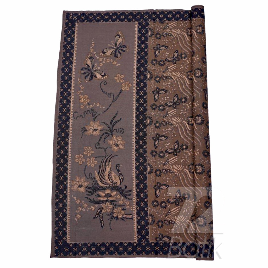 KAIN BATIK PREMIUM Bahan Katun Motif Kupu Kupu Two Tone Pagi Sore Warna Coklat Hitam 722029 Cap 72 Jarik Jarit Samping Kebat Panjang Batik Katun Modern Premium Bahan Seragam Batik Pernikahan Kantor Keluarga Murah Kamen Jadi Batik Bali Lembaran